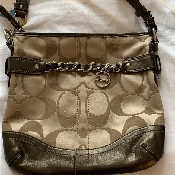 Coach crossbody signature canvas bag - Picture 1 of 4